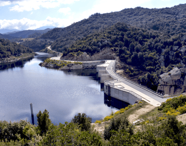 Le barrage du Rizzanese