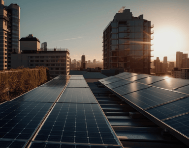 panneaux solaires en toiture