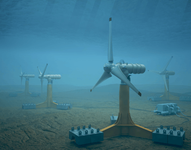 Hydroliennes du projet NH1