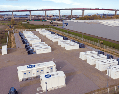 Plus grande batterie stationnaire de France, à Nantes
