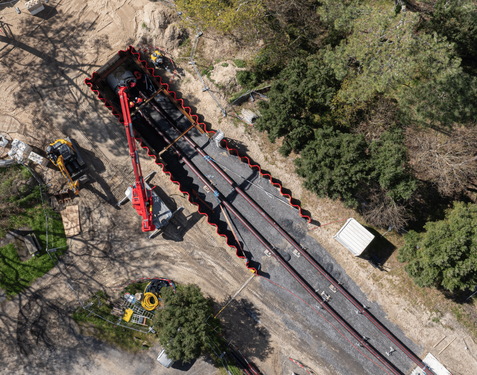 liaison électrique souterraine