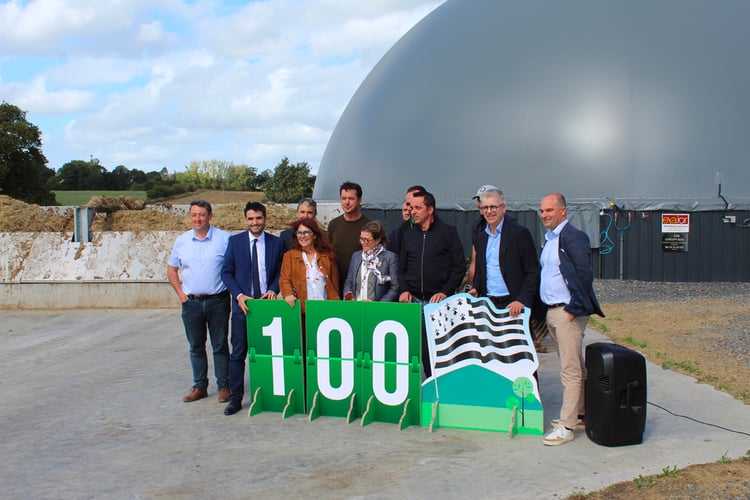 100e unité d’injection de biogaz en Bretagne
