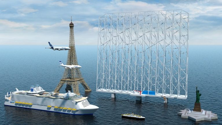Cette étonnante structure géante veut concurrencer les éoliennes offshore