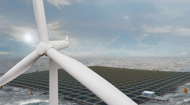 Mer du Nord : cette startup veut installer des méga parcs solaires entre les éoliennes offshore