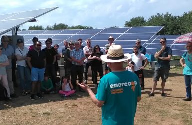 Enercoop inaugure son 10e parc solaire