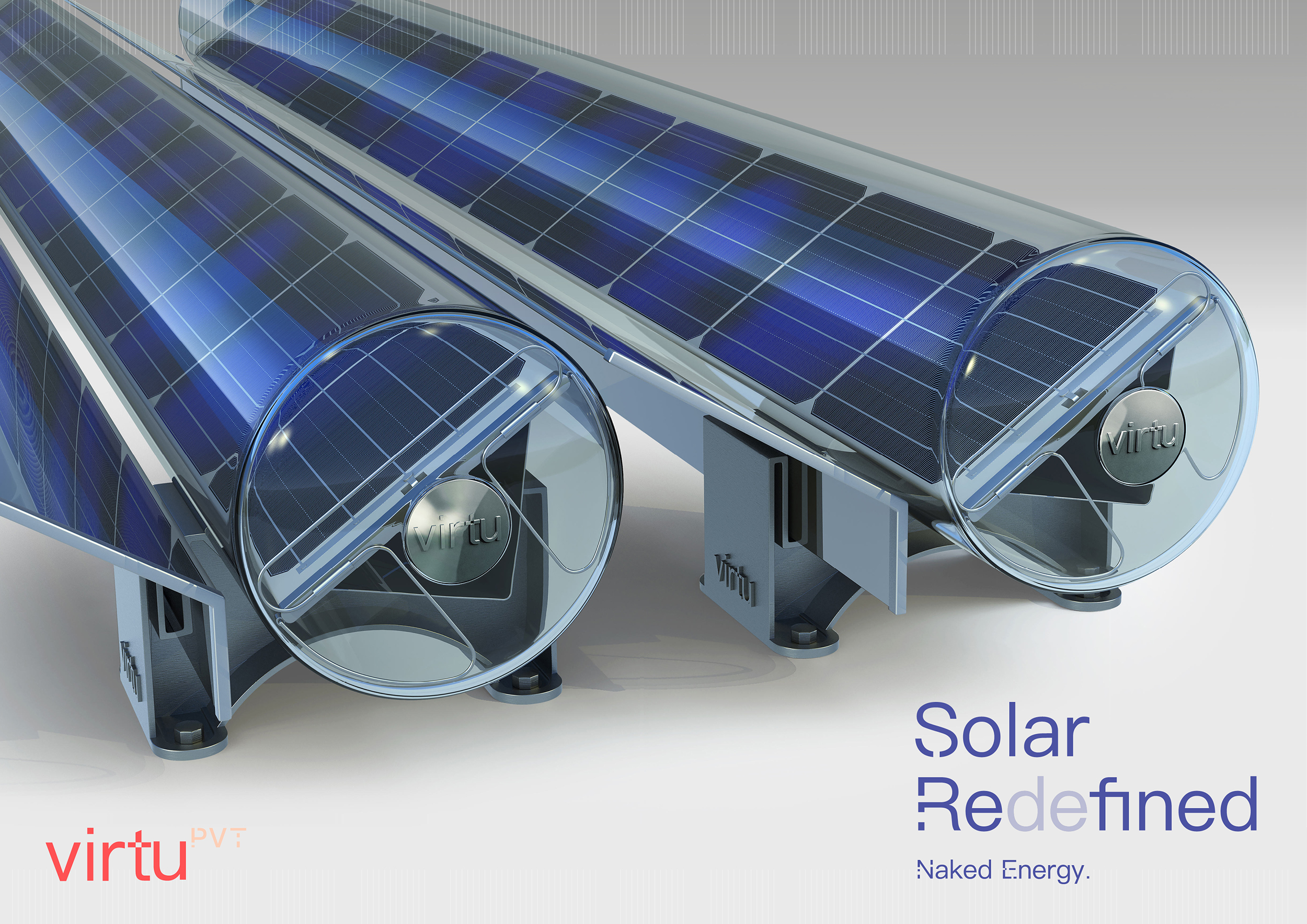 Ces tubes solaires sous vide produisent de la chaleur et de l'électricité — free download