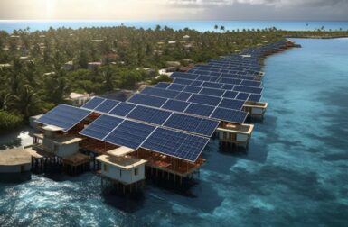 Ces atolls paradisiaques seront recouverts de panneaux solaires