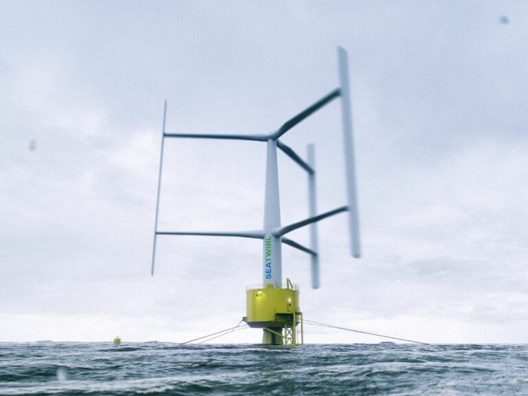 Première commande pour l’éolienne verticale flottante de la startup SeaTwirl