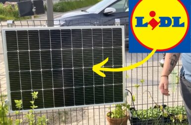 Le panneau solaire Lidl débarque en France