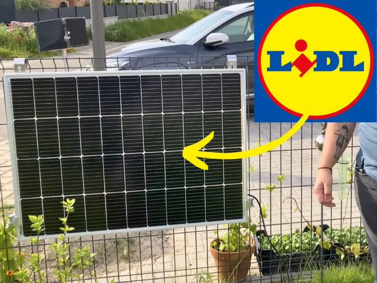 Le panneau solaire Lidl débarque en France