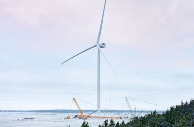 Ce parc éolien flottant s’offre la méga-éolienne Vestas de 15 MW