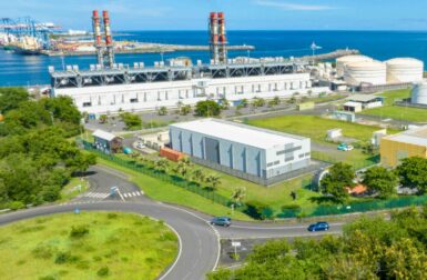La centrale au diesel de Port-Est à La Réunion / Image : EDF.