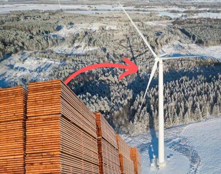 Voici l’éolienne en bois la plus haute du monde