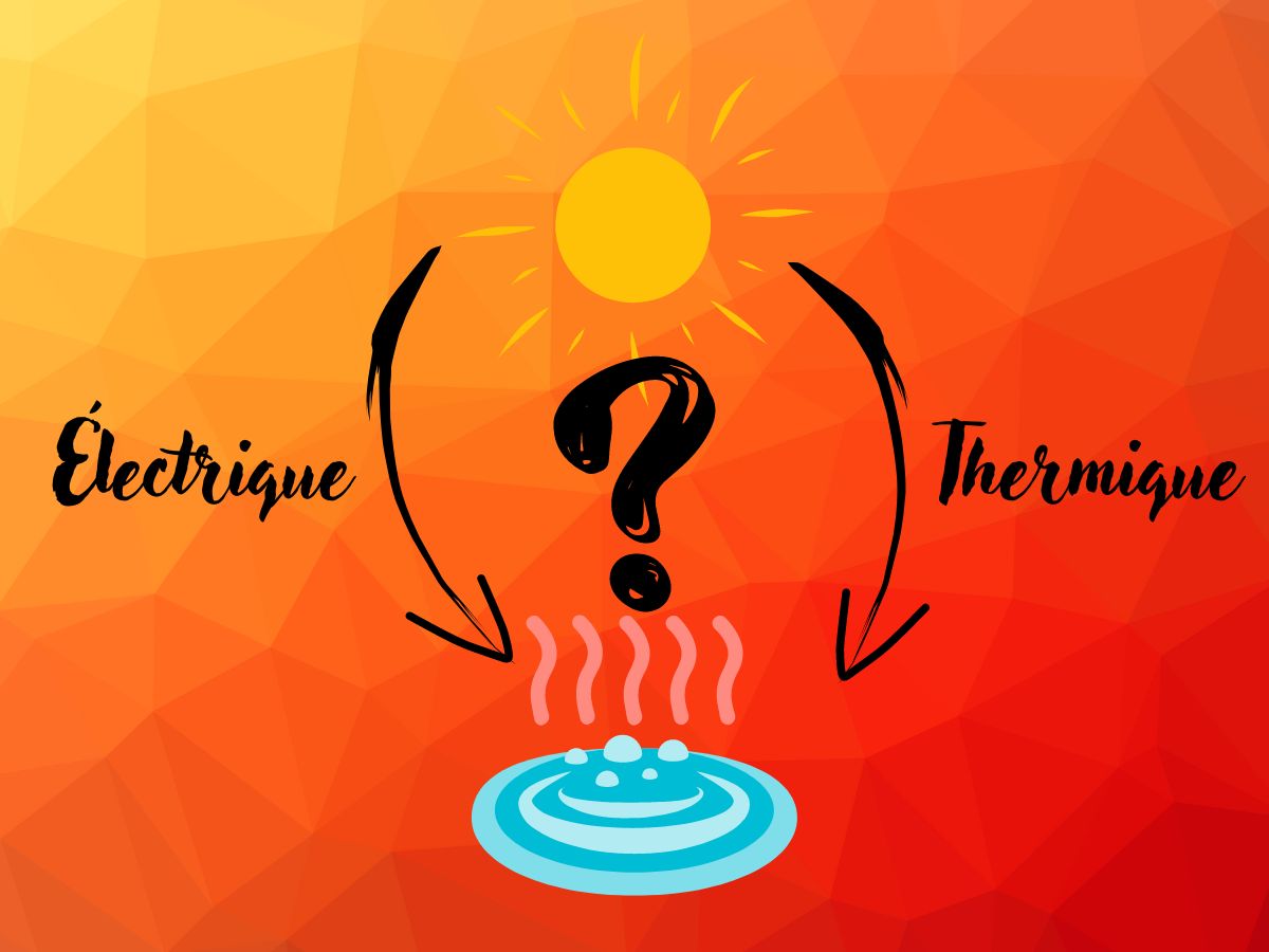 Eau chaude solaire : thermique ou photovoltaïque, que choisir ?
