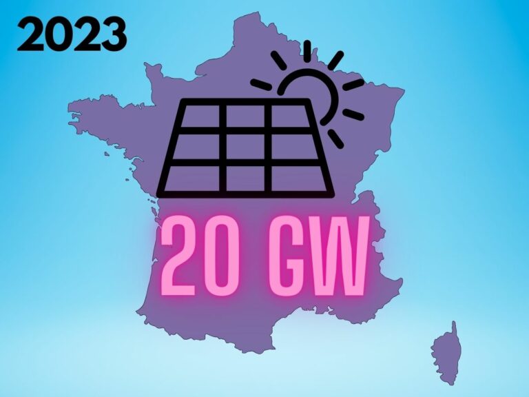 Voici la puissance photovoltaïque en France en 2023