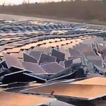 La future plus grande centrale solaire flottante du monde sévèrement endommagée par un orage [vidéo]