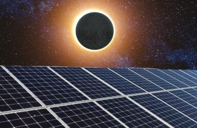 Comment les panneaux solaires réagissent à une éclipse solaire totale ?
