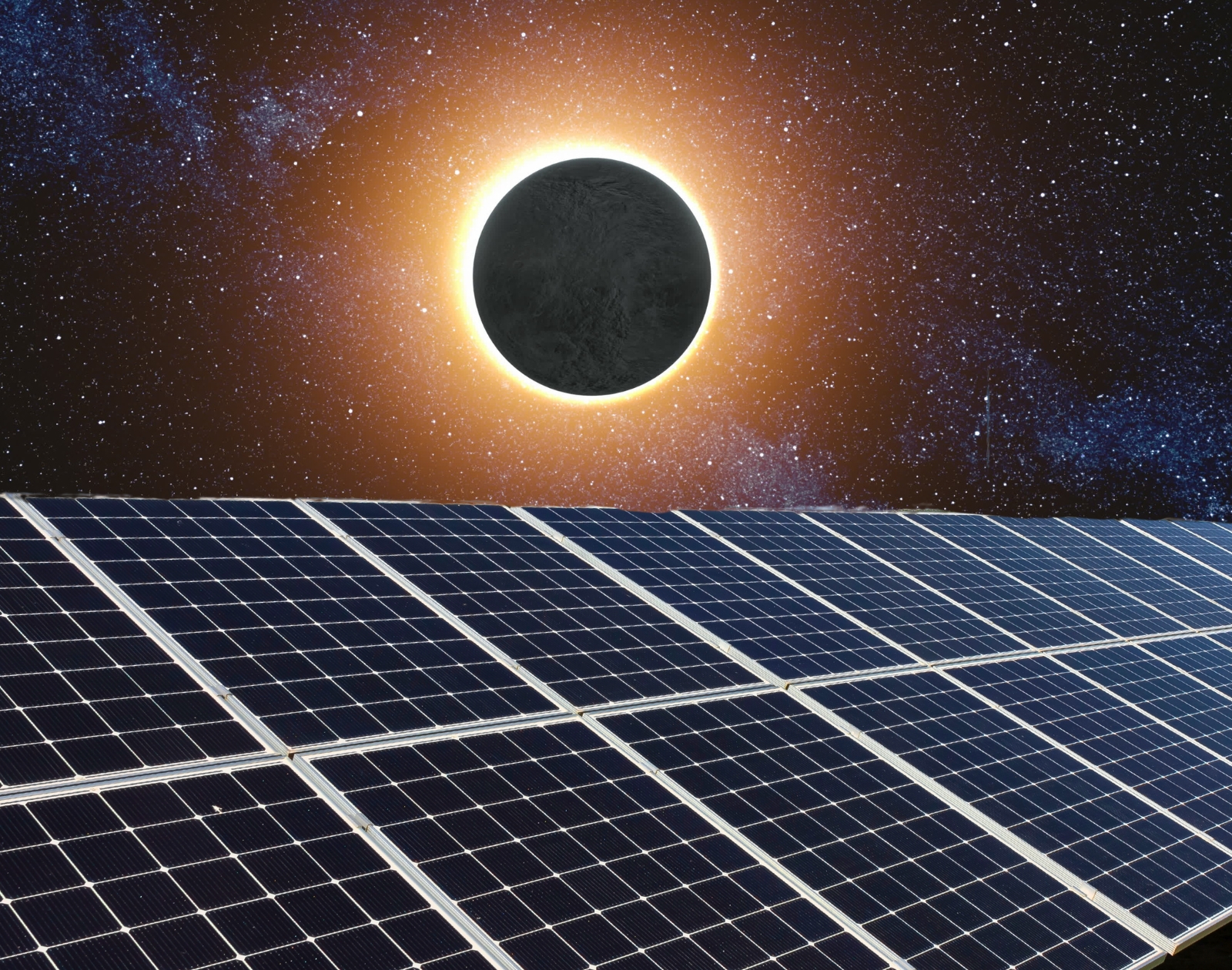 Comment les panneaux solaires réagissent à une éclipse solaire totale ?