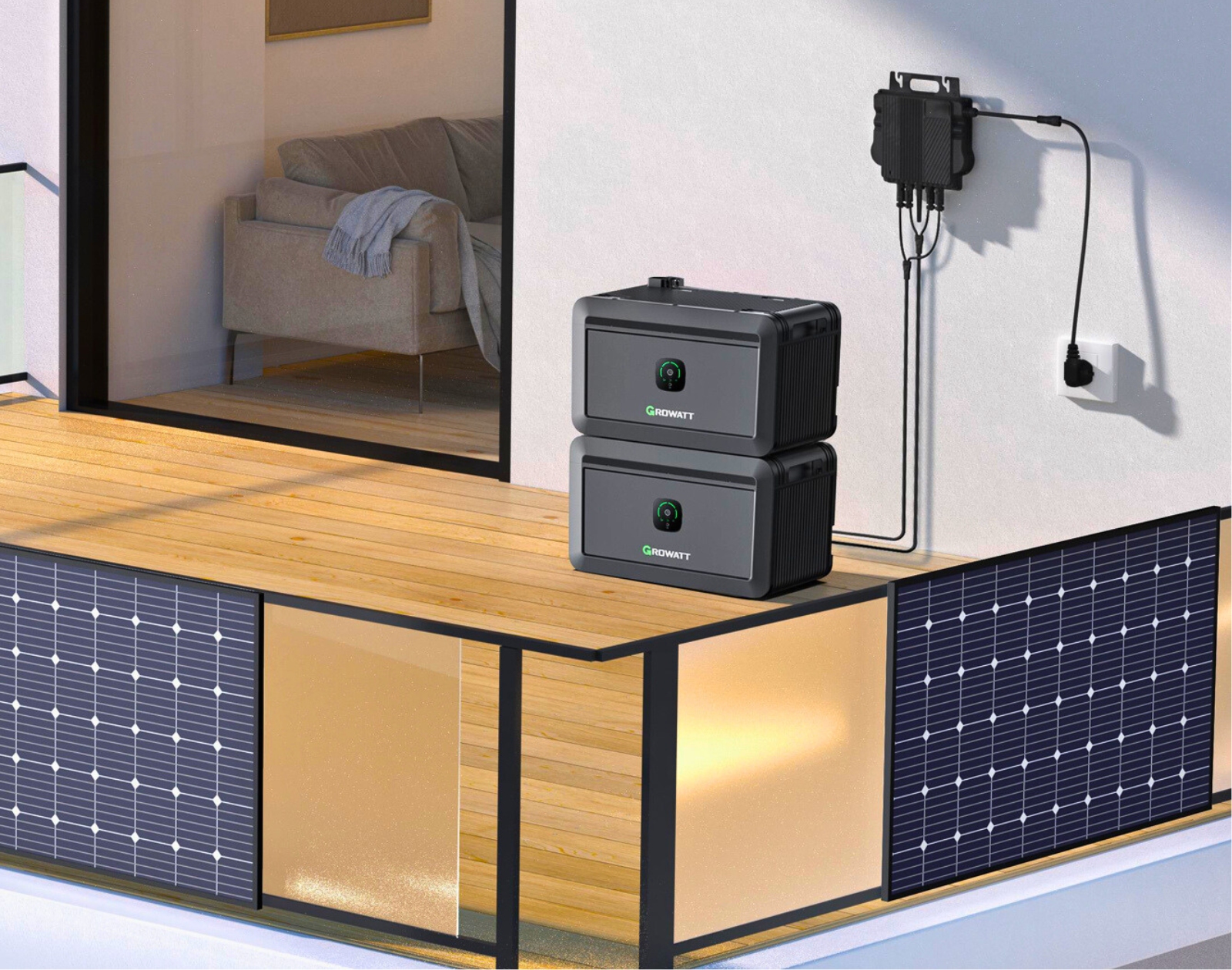 Une nouvelle batterie modulaire dédiée aux panneaux solaires de balcons lancée par Growatt