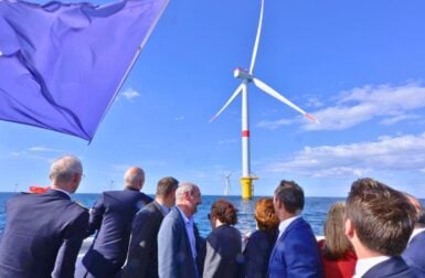 Le deuxième parc éolien en mer de France est inauguré