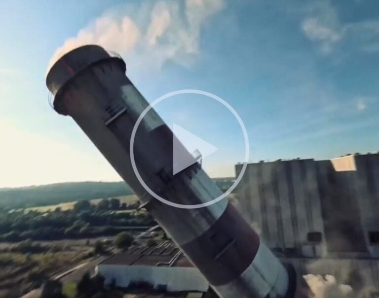 L’incroyable vidéo du dynamitage d’une centrale au charbon d’EDF