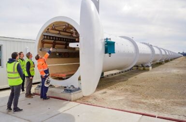 L’hyperloop européen réussit son premier test à une vitesse surprenante