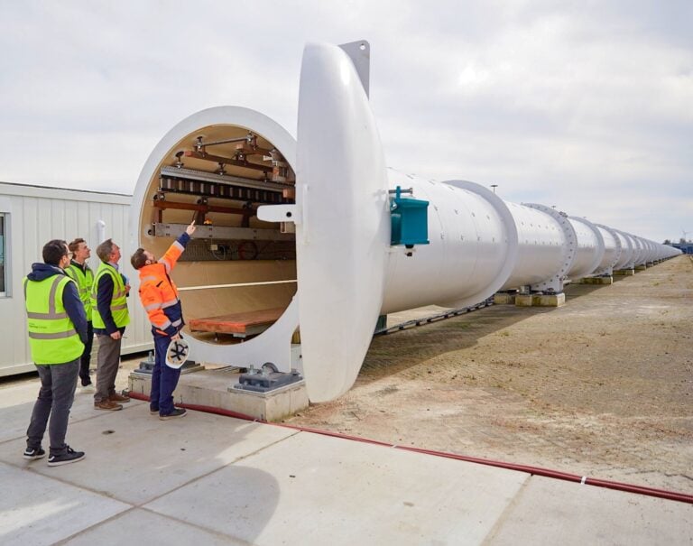 L’hyperloop européen réussit son premier test à un vitesse surprenante