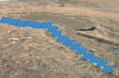 400 km de panneaux solaires : voici la nouvelle grande muraille que la Chine commence à construire