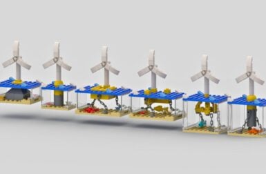 Voici le kit Lego parfait pour les passionnés d’éoliennes en mer