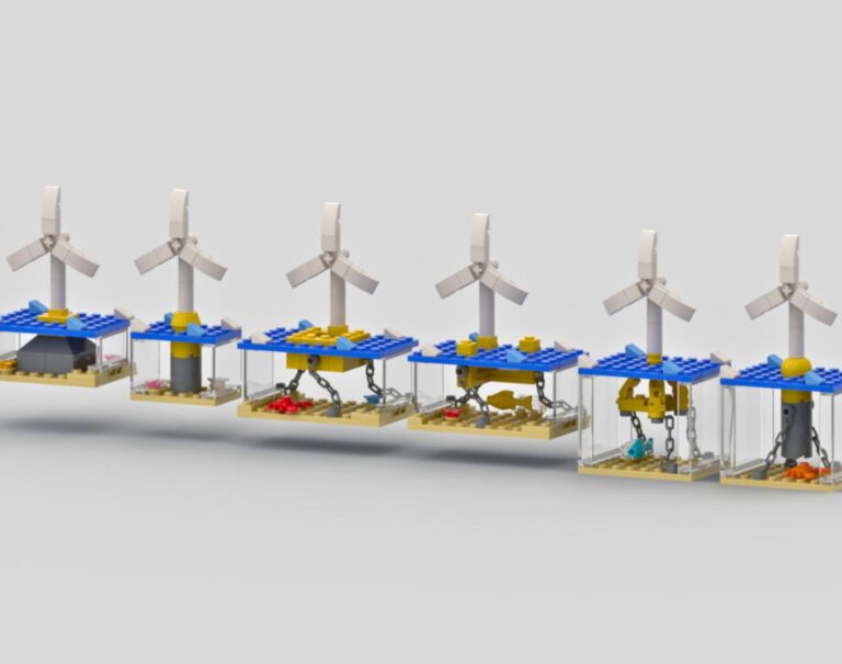 Voici le kit Lego parfait pour les passionnés d’éoliennes en mer