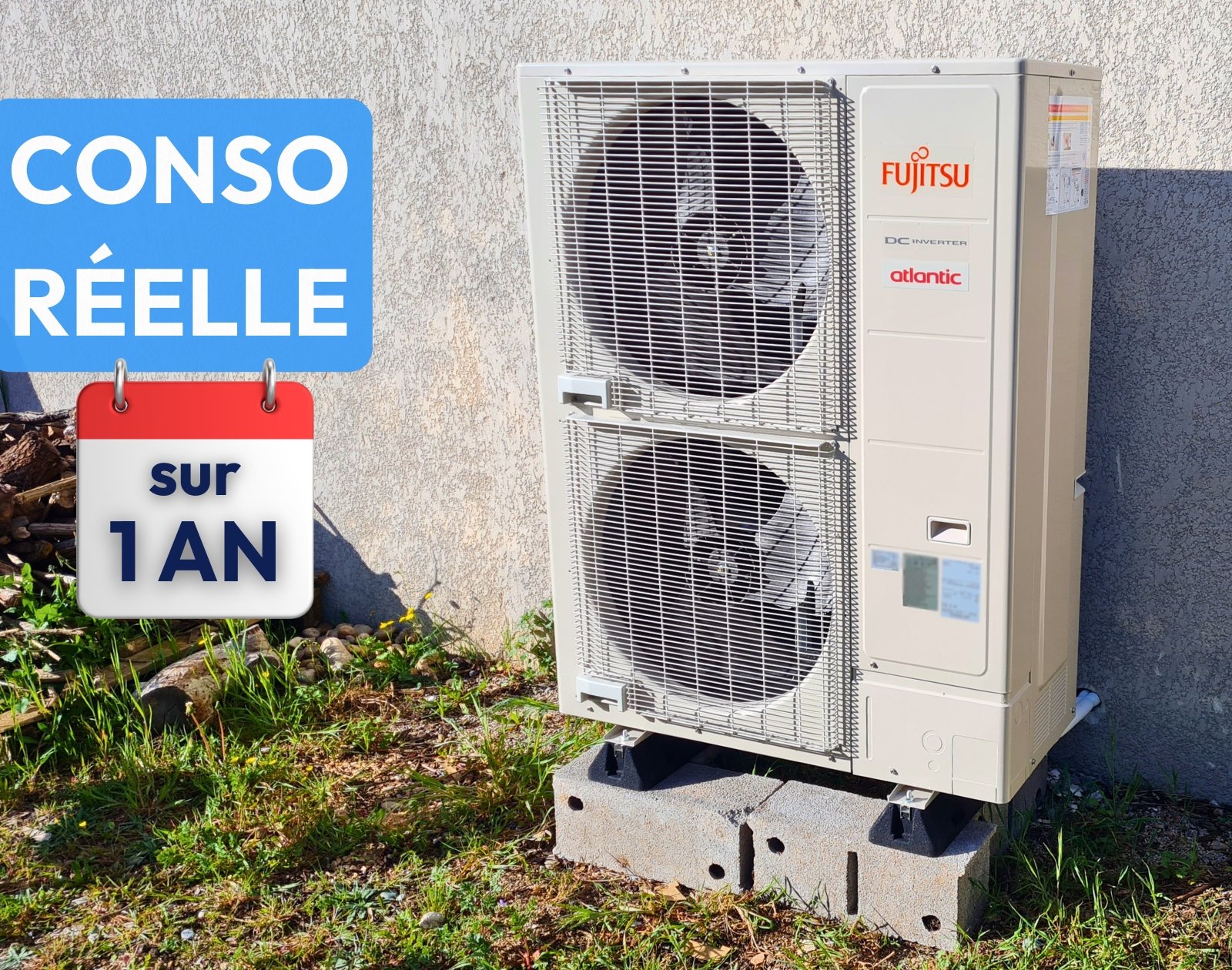 Voici la consommation réelle d’une pompe à chaleur air/eau sur un an