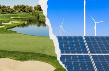 Les terrains de golf prennent plus de place que les énergies renouvelables