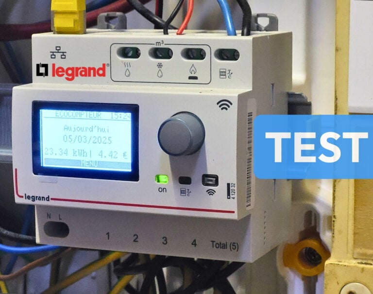 Test Legrand Ecocompteur : eau, gaz et électricité, tout mesurer sans s’embêter