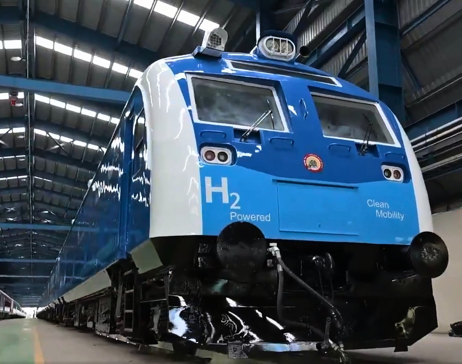 2 600 passagers : le plus grand train à hydrogène du monde est indien