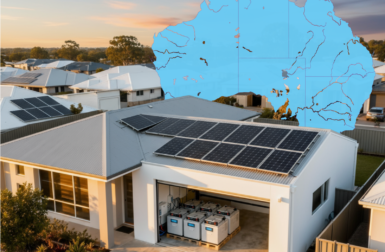 maison australienne avec carte de l'Australie