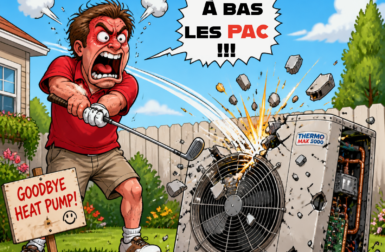 homme casse une PAC