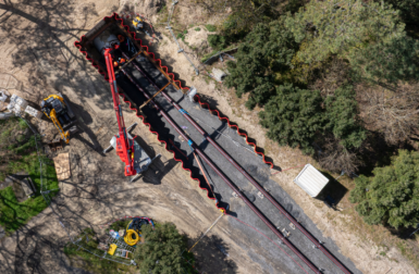 liaison électrique souterraine
