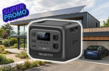 Station électrique Bluetti Elite 400 avec roues et poignées, capacité 3840 Wh, en promotion à 1799 €